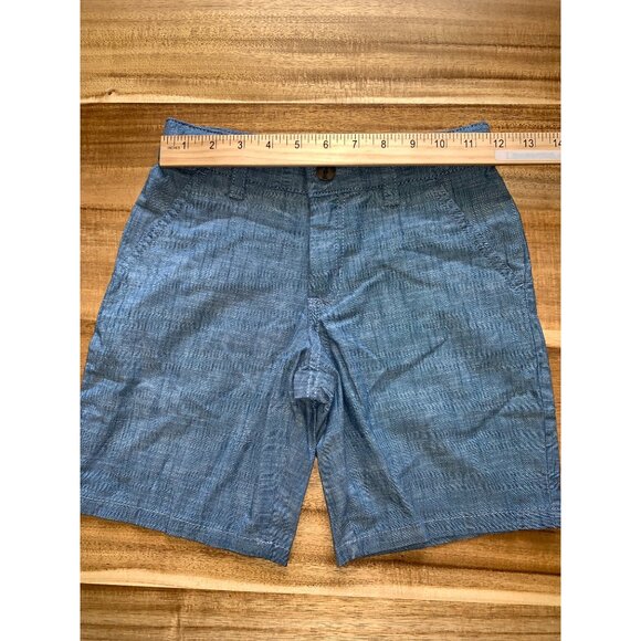Cat & Jack Boys Chambray Blue Shorts w/ Pockets, Snap & Zip Closure Size 7 - Picture 10 of 11